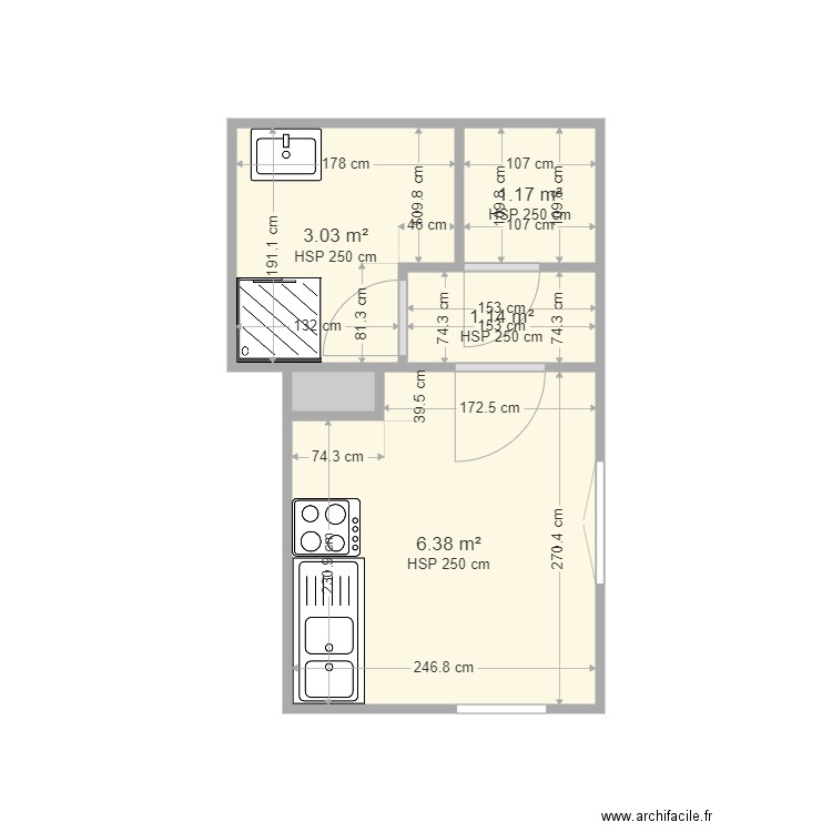 FONCIA HYACINTHE FAURE 2. Plan de 5 pièces et 12 m2