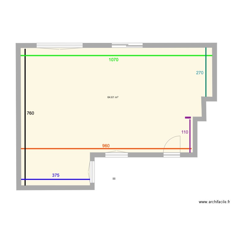 claudio Coello 10 con  medidas. Plan de 0 pièce et 0 m2