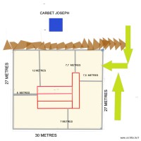 LES 4 CONTAINERS SUR LE TERRAIN AVEC PNEUS