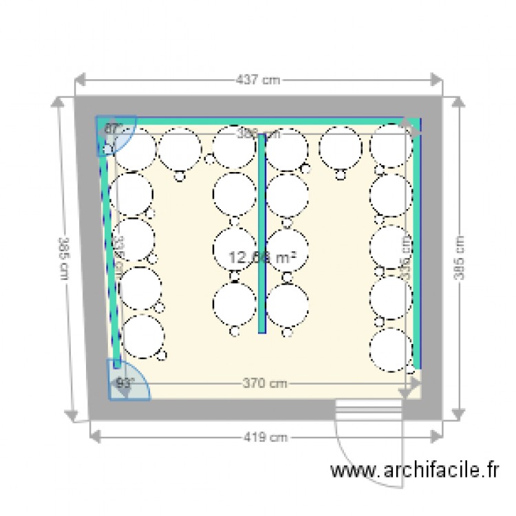 Sale froide. Plan de 0 pièce et 0 m2