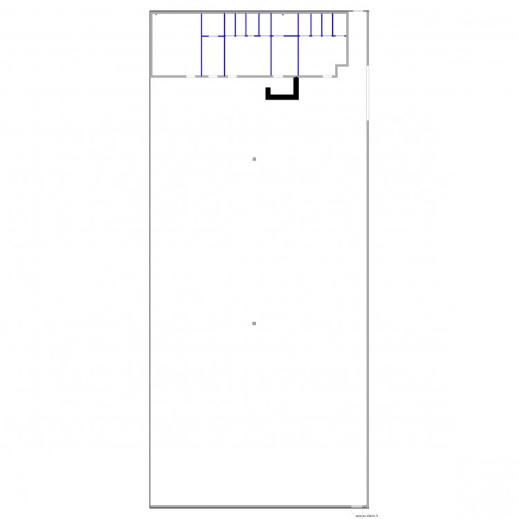 2D global MURS et CLOISONS. Plan de 0 pièce et 0 m2