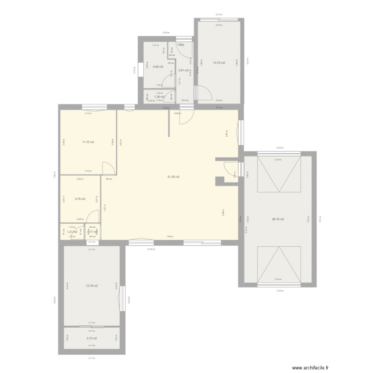 Aytré meublé. Plan de 0 pièce et 0 m2