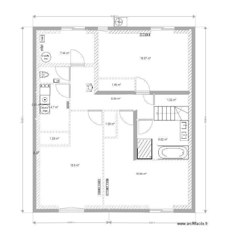 rdc Brem 7. Plan de 0 pièce et 0 m2