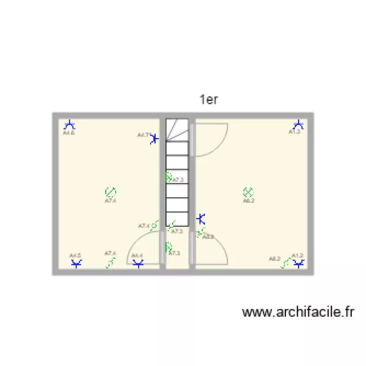 Vottem maison 1er. Plan de Vottem maison 1er. Plan de