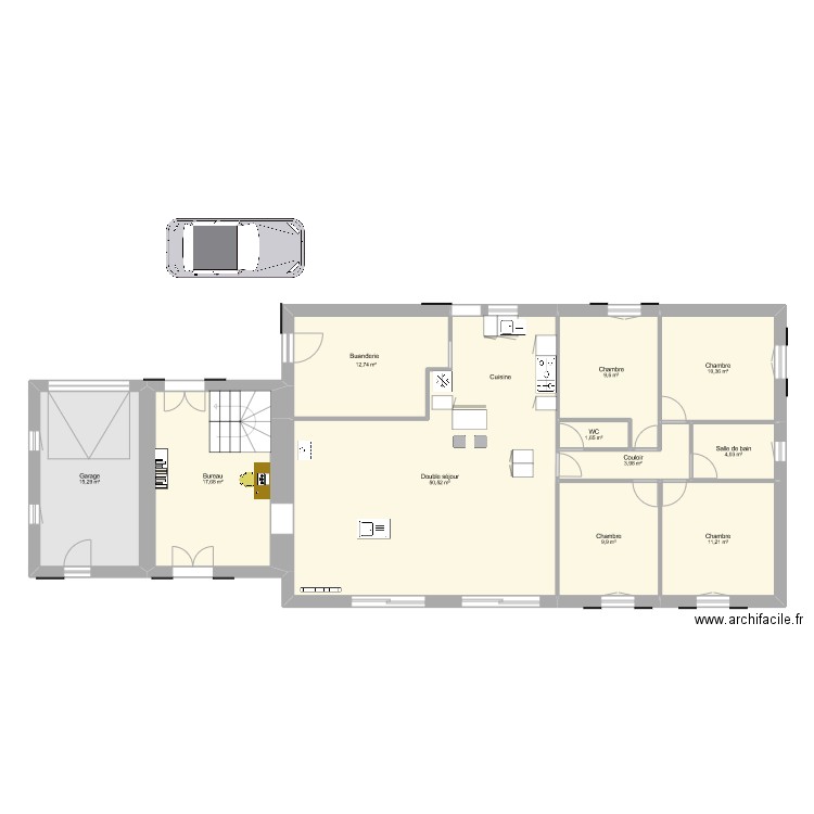 Plan vie. Plan de 0 pièce et 0 m2