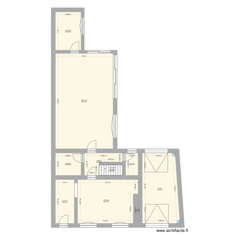 givry architecte modif. Plan de 0 pièce et 0 m2