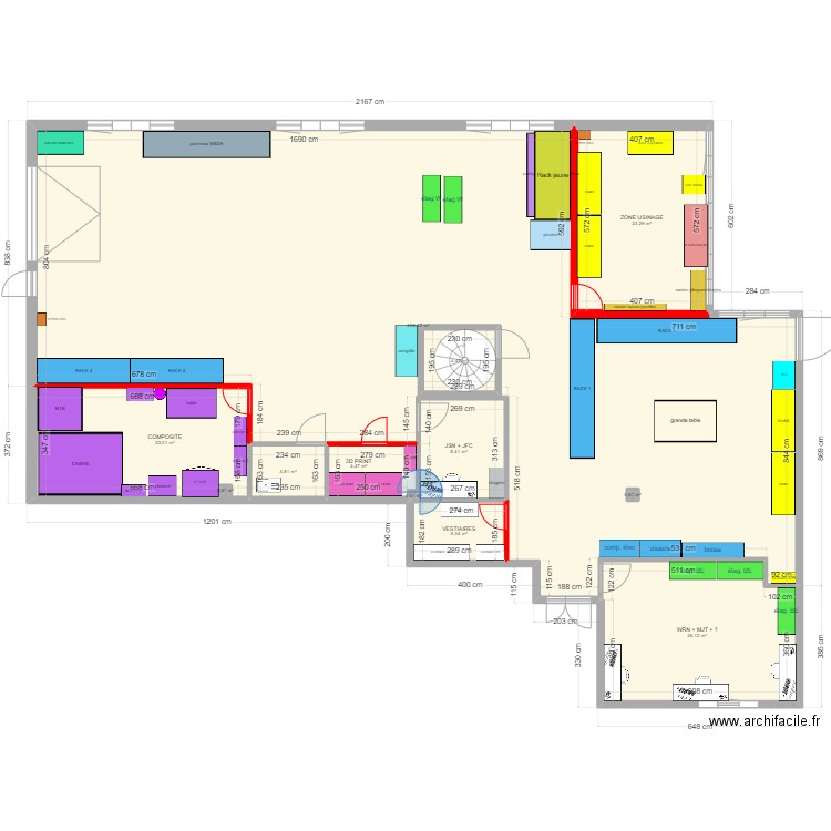 NV BAT KOALA ATELIER - V2. Plan de 12 pièces et 314 m2