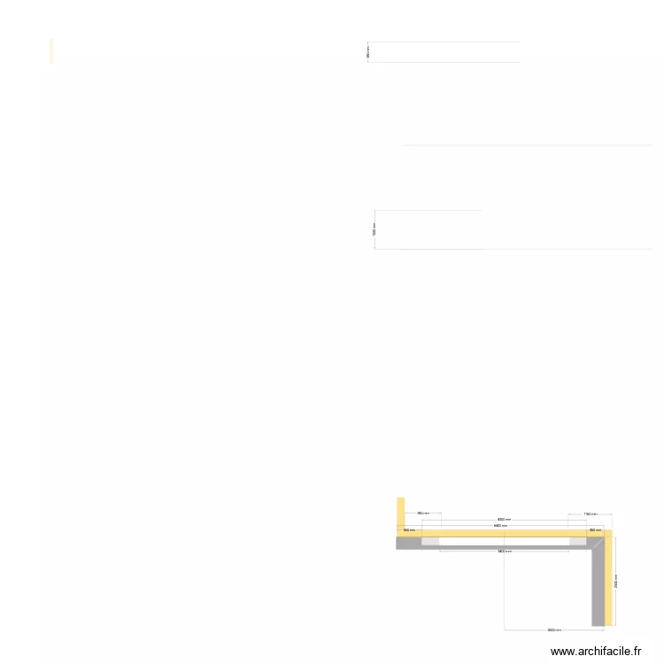 SDB Parents Meuble Lavabo Coupe structure. Plan de SDB Parents Meuble Lavabo Coupe structure. Plan de