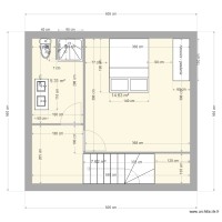 Etage chambre + salle de bains + wc v3
