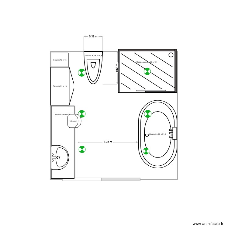 Projet_Diane B_8. Plan de 1 pièce et 7 m2
