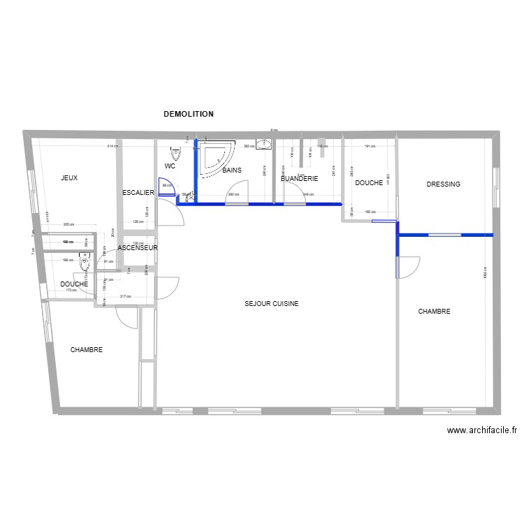 jeremie Démolition. Plan de 0 pièce et 0 m2