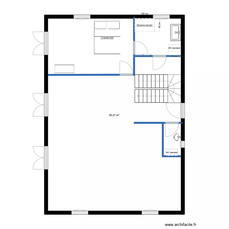 plan rc gigery. Plan de 2  et 94 m²