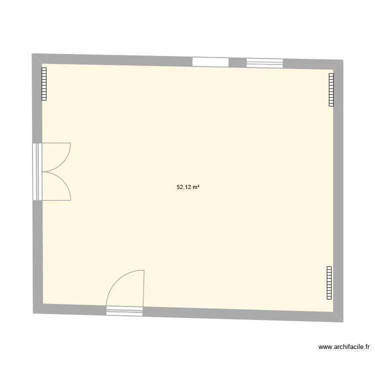 salle rééduc. Plan de 1 et 52 m² salle rééduc. Plan de 1 et 52 m²