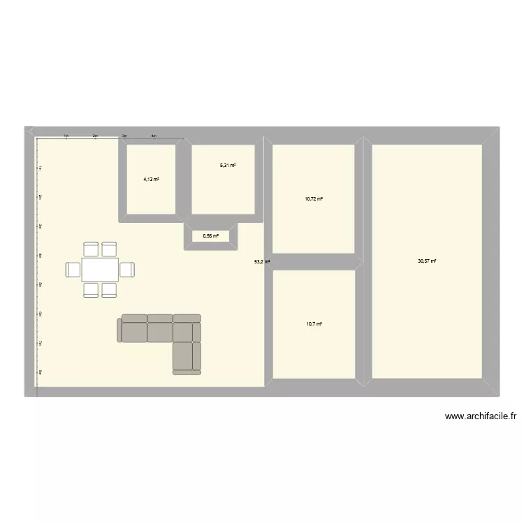 Hourtin. Plan de 7 Pièces et 196 m²