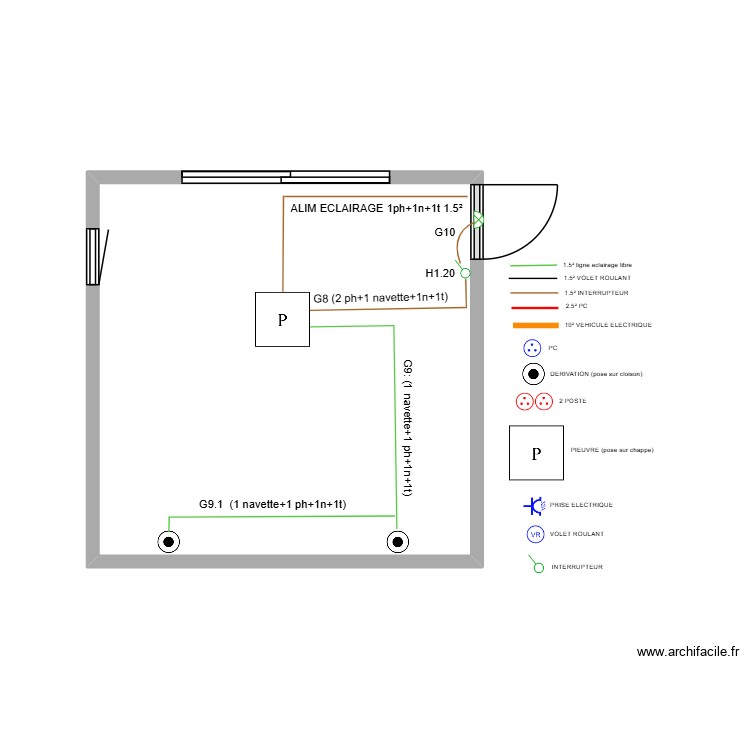 FABIEN eclairage. Plan de 0 pièce et 0 m2