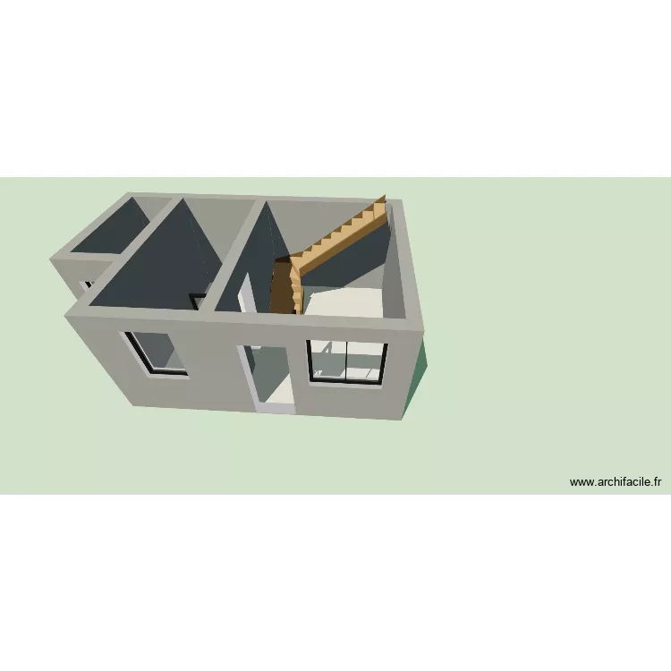 HRT. Plan de 2 Pièces et 22 m²
