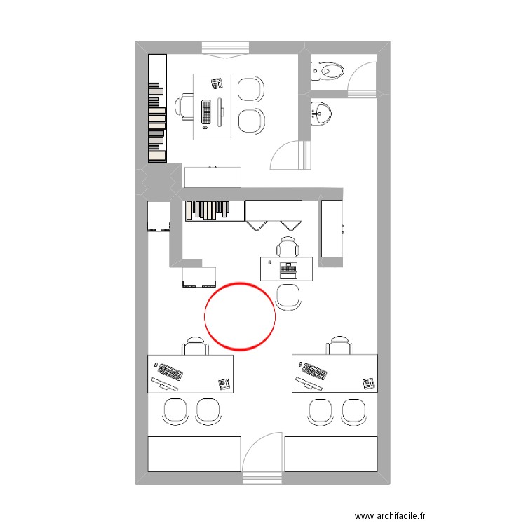 nps falaise masion. Plan de 4 pièces et 39 m2