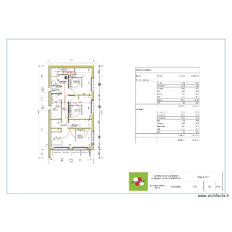 BASLE ARBOR 1ER. Plan de 0 pièce et 0 m2