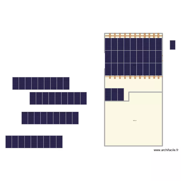 bourema. Plan de 2 Pièces et 197 m²