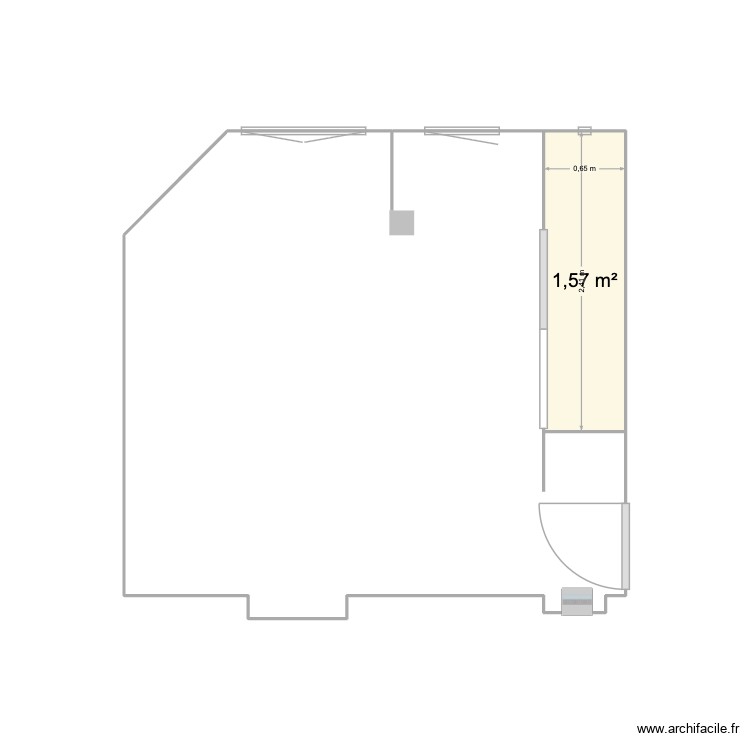 SAINT OUEN VIDE. Plan de 0 pièce et 0 m2