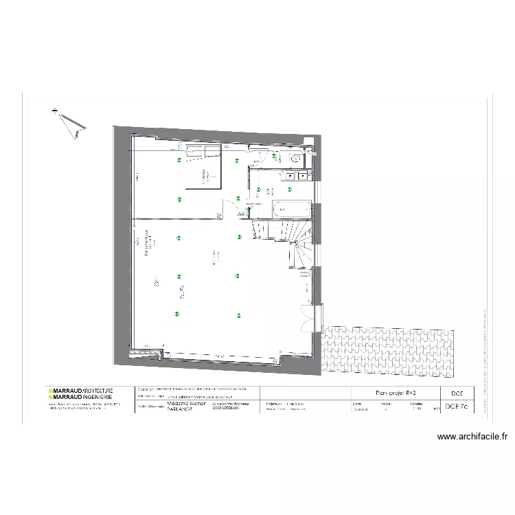 parlange R+2. Plan de 