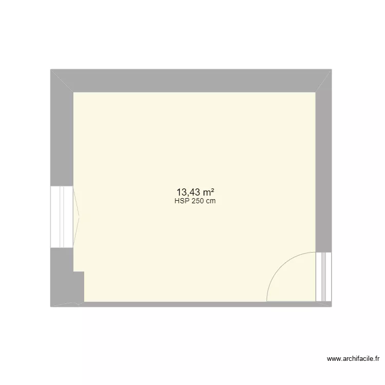 chambre1a. Plan de 