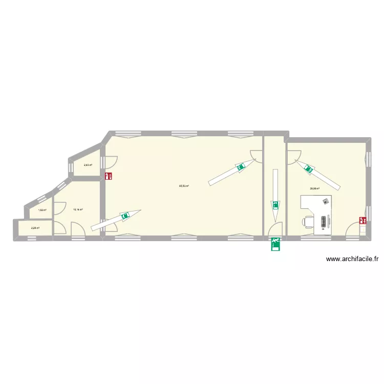 MAIRIE. Plan de 6 Pièces et 122 m² MAIRIE. Plan de 6 Pièces et 122 m²