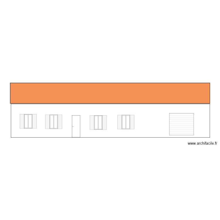 facade avant travaux. Plan de 0 pièce et 0 m2