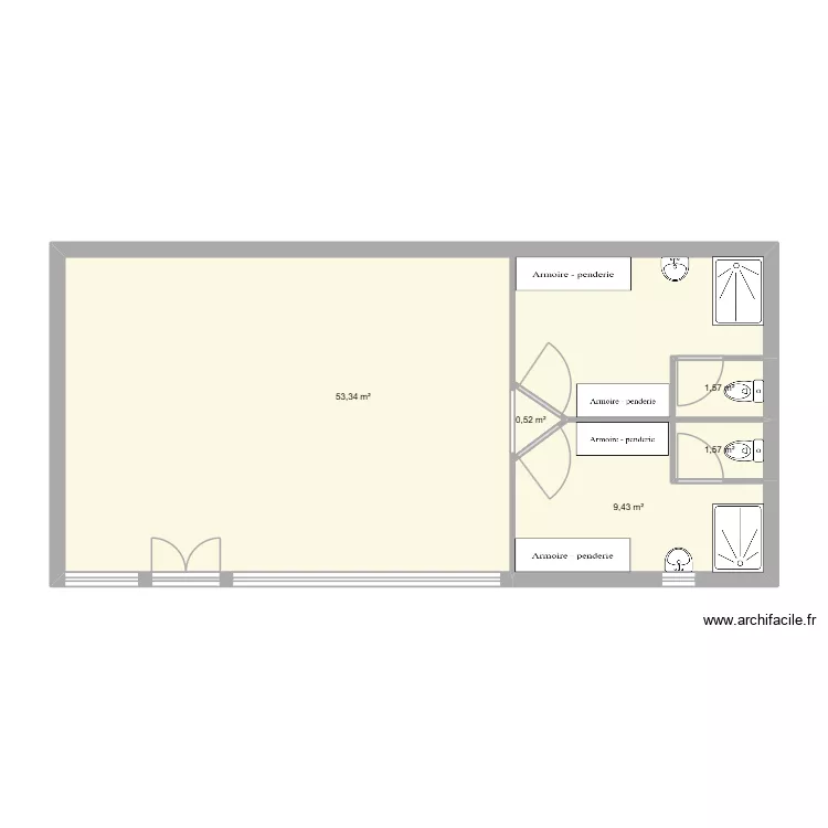 atelier atf. Plan de 5 et 66 m² atelier atf. Plan de 5 et 66 m²