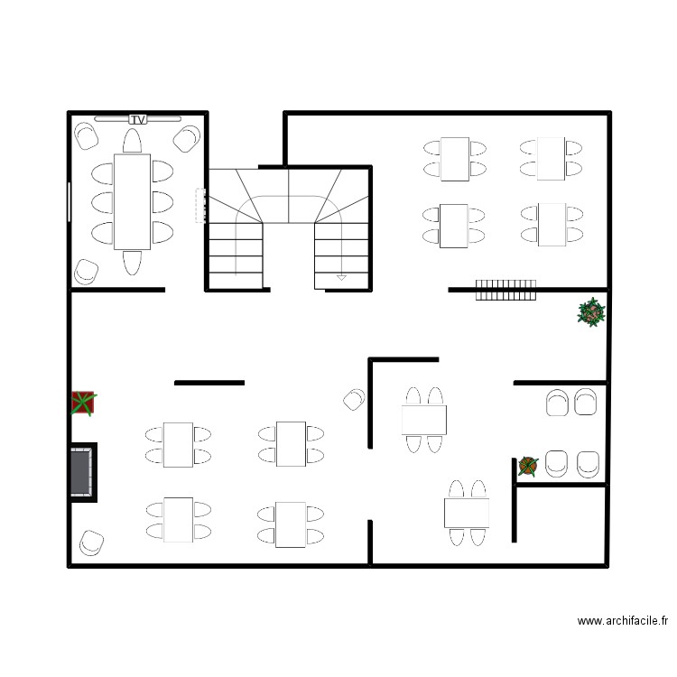 SALLE SEMINAIRE. Plan de 0 pièce et 0 m2