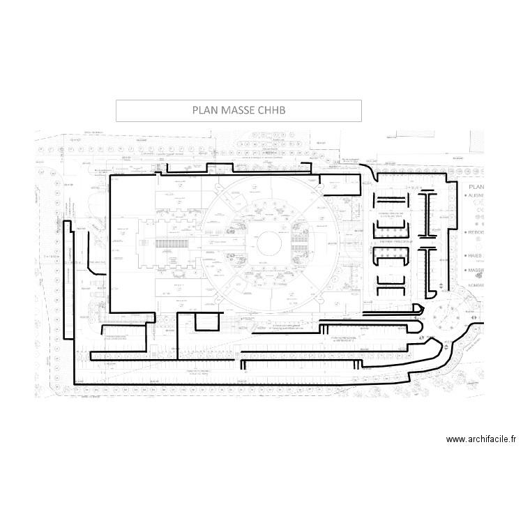 chhb masse. Plan de 0 pièce et 0 m2