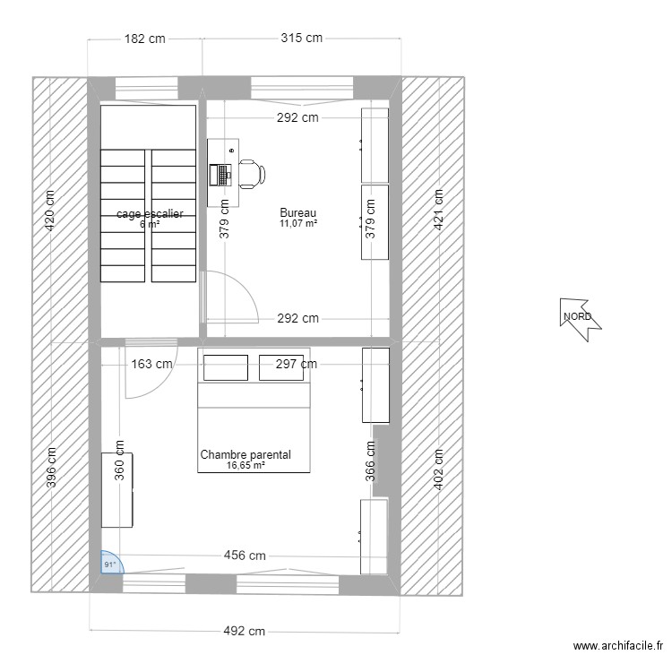 deuxieme etage ok 2. Plan de 0 pièce et 0 m2