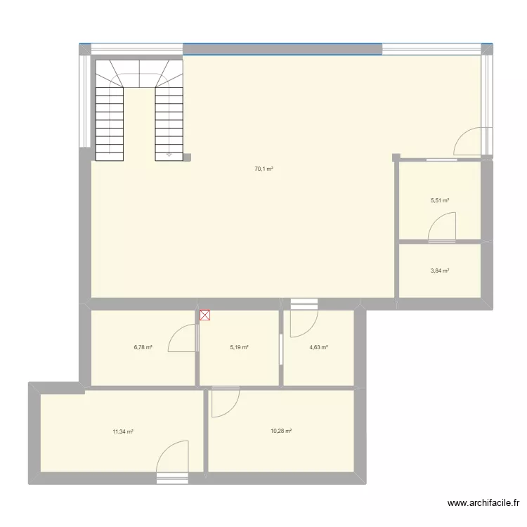 Plan Mélyne etage 2. Plan de Plan Mélyne etage 2. Plan de