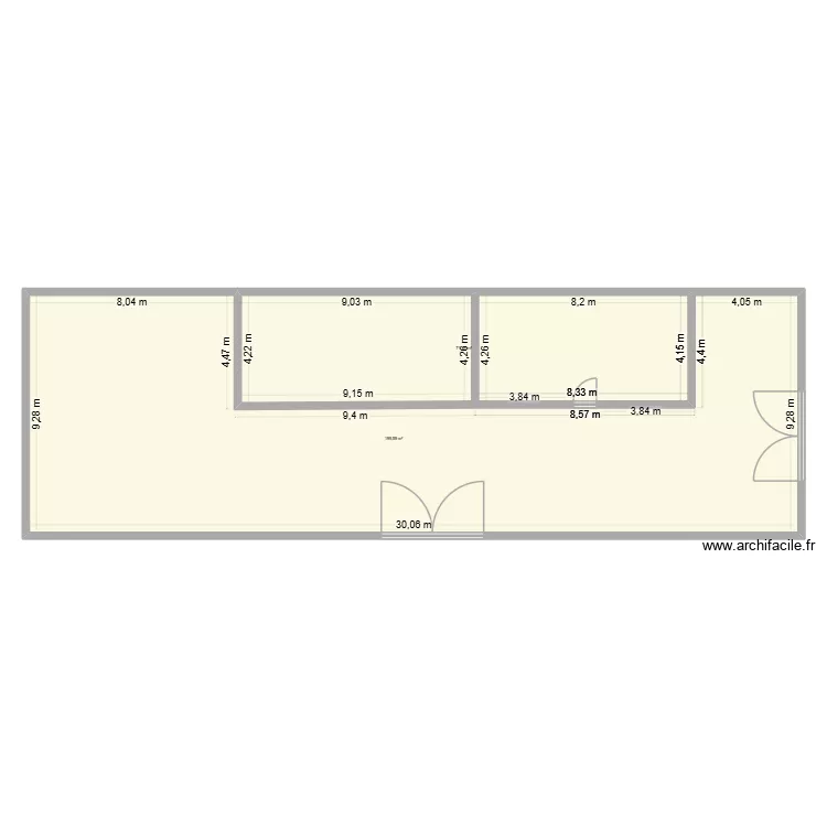 cave. Plan de 