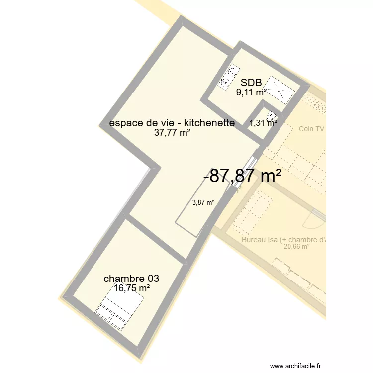 plan ID 5. Plan de 17 et 322 m² plan ID 5. Plan de 17 et 322 m²