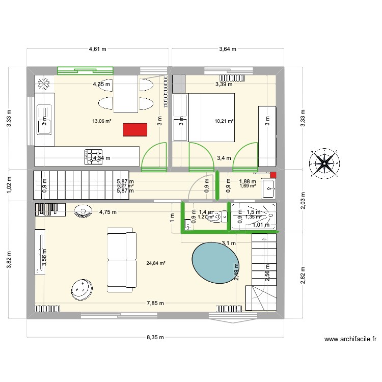 version 2. Plan de 0 pièce et 0 m2 version 2. Plan de 0 pièce et 0 m2