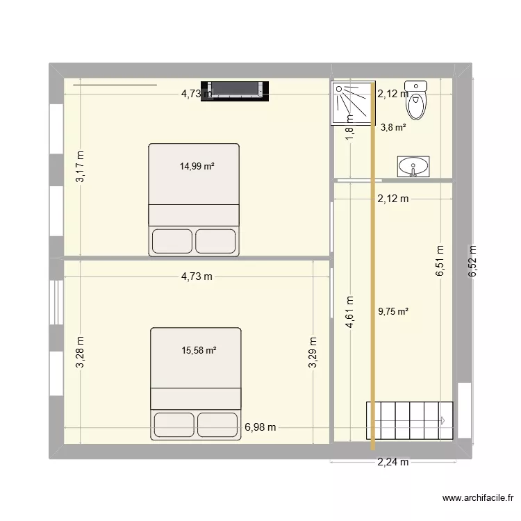 maison Pascale CONDAT. Plan de 4 et 44 m² maison Pascale CONDAT. Plan de 4 et 44 m²