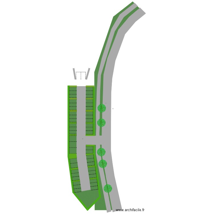 parkiung. Plan de 0 pièce et 0 m2