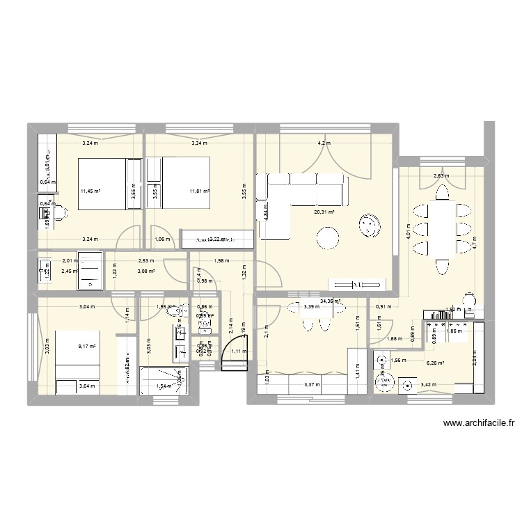 vervort tyrosse. Plan de 0 pièce et 0 m2