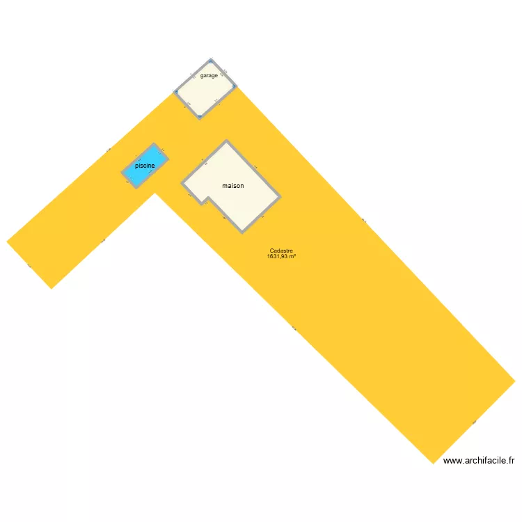 plan maison 3. Plan de 3  et 165 m²