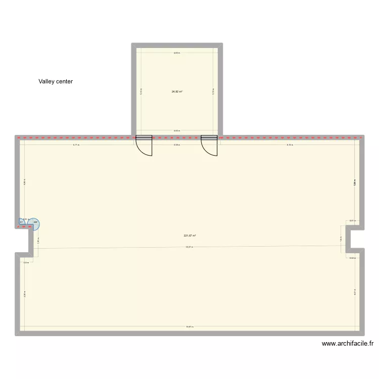 Valley center. Plan de Valley center. Plan de