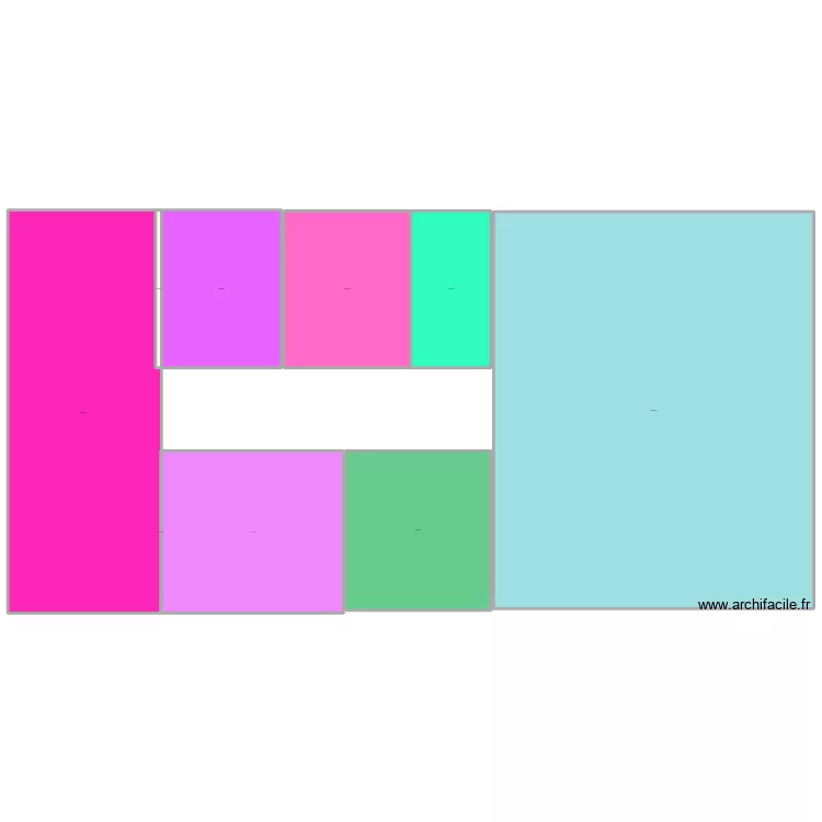 Plan Yves Rocher. Plan de 9  et 4483 m²