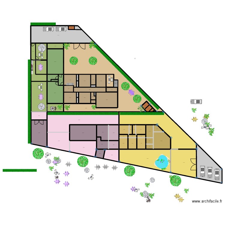 LOC COM / MAISON / APPARTS / LOC COM 2 240725A. Plan de 72 pièces et 1885 m2