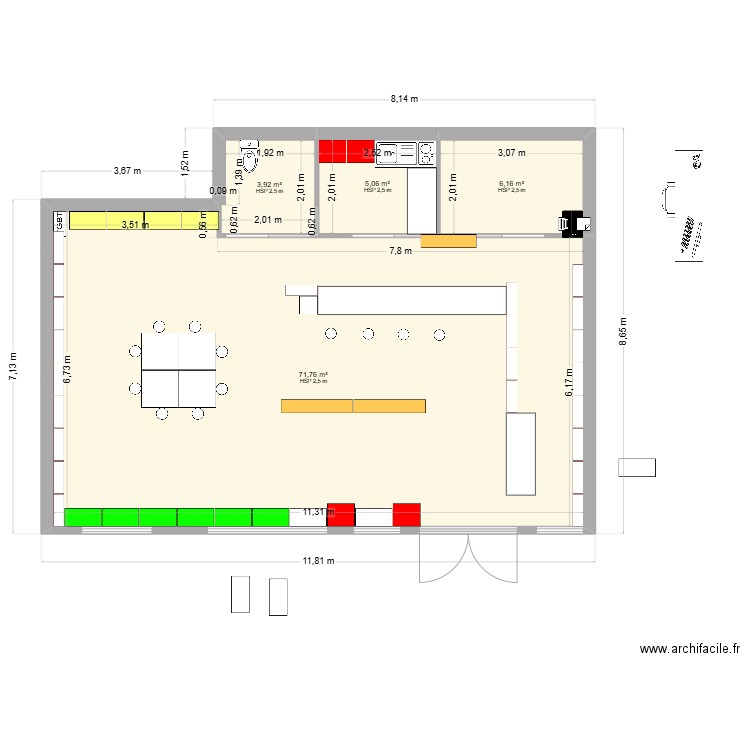 V4S LCR VERGER OASIS 2.0. Plan de 4 pièces et 87 m2