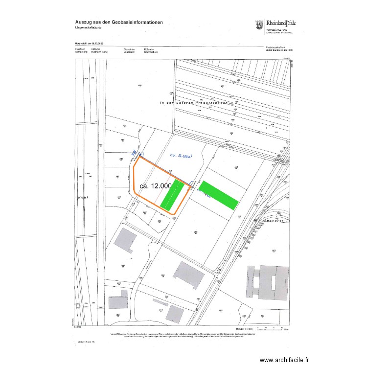 Rülzheim. Plan de 0 pièce et 0 m2