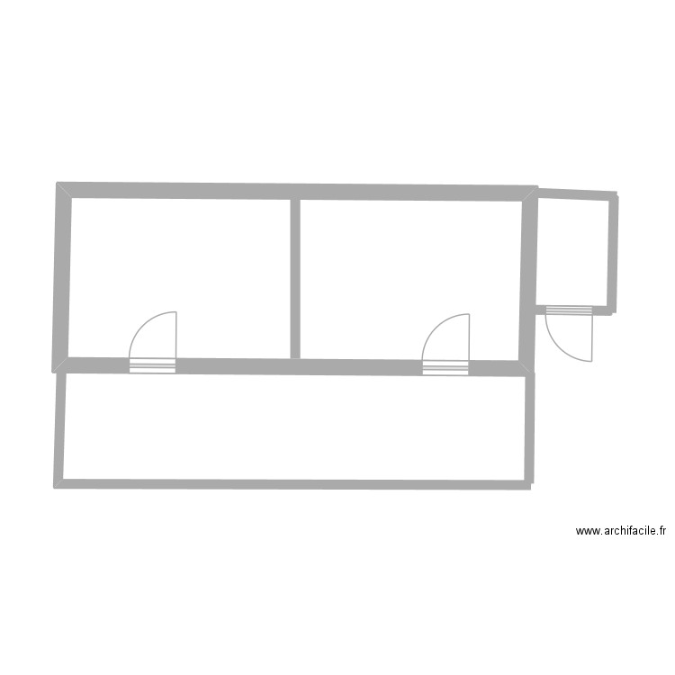 MAGASIN MADINA. Plan de 1 pièce et 21 m2