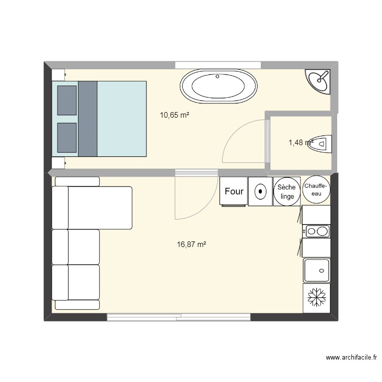 cabanne 2. Plan de 0 pièce et 0 m2