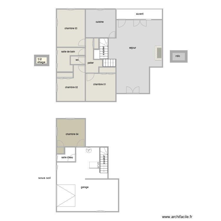 BASTOUILL am. Plan de 0 pièce et 0 m2