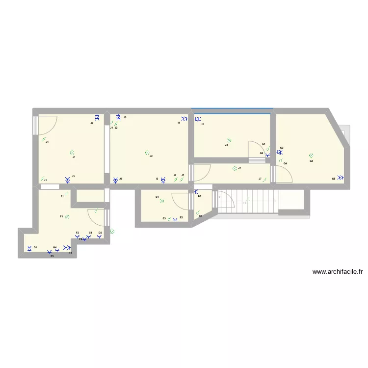 Locimmo Leon Mahillon. Plan de 