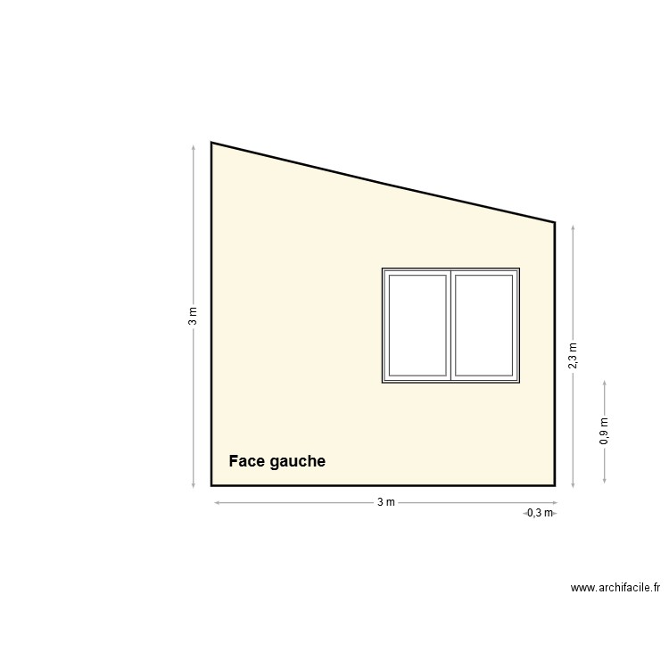 veranda face gauche. Plan de 0 pièce et 0 m2